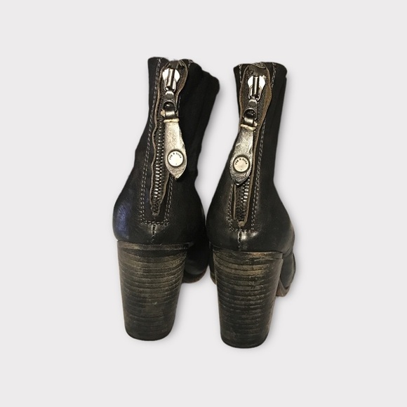 Rag And Bone women’s leather Black Boots 37 - Picture 4 of 6